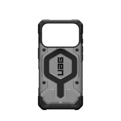 Удароустойчив хибриден кейс с MagSafe за iPhone 17 Pro - Urban Armor Gear Pathfinder Clear MagSafe Case (сив) 11