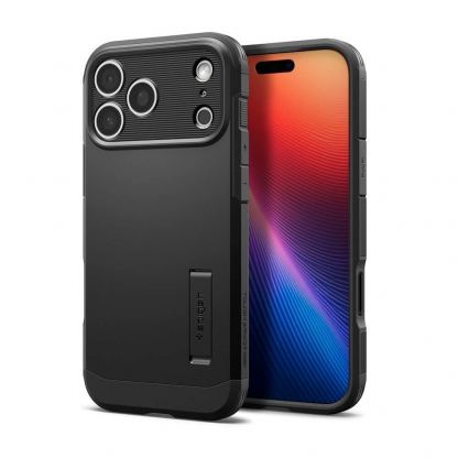 Хибриден кейс с най-висока степен на защита с MagSafe за iPhone 17 Pro - Spigen Tough Armor T MagSafe Case (черен) 2