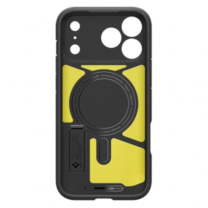 Хибриден кейс с най-висока степен на защита с MagSafe за iPhone 17 Pro - Spigen Tough Armor T MagSafe Case (черен) 4