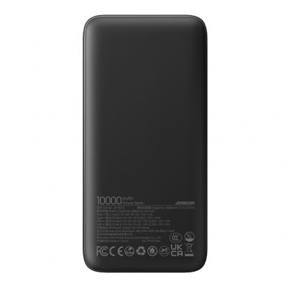 Преносима външна батерия с USB-C порт, и 2xUSB-A изхода - Joyroom Fast Charging Power Bank 10000 mAh 22.5W (черен) 3
