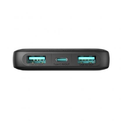 Преносима външна батерия с USB-C порт, и 2xUSB-A изхода - Joyroom Fast Charging Power Bank 10000 mAh 22.5W (черен) 7