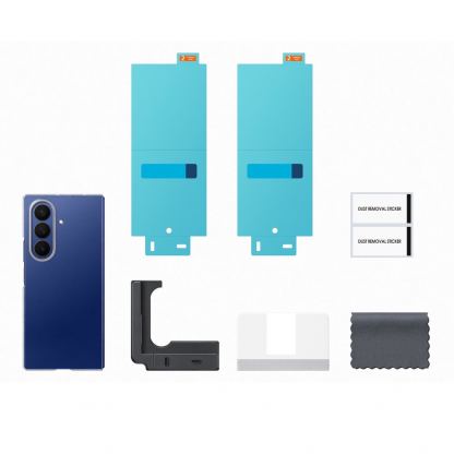 Оригинален поликарбонатов кейс за Samsung Galaxy Z Fold7 - Samsung Clear Cover EF-AF966CTE (прозрачен) 6