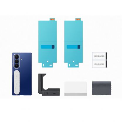 Оригинален поликарбонатов кейс за Samsung Galaxy Z Fold7 - Samsung Clear Grip Cover EF-QF966CTE (прозрачен) 6