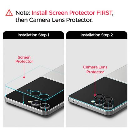 2 броя стъклени защитни покрития за дисплея на Samsung Galaxy Z Flip7 - Spigen Glas.tR EZ Fit Tempered Glass 2 Pack (прозрачно) 9