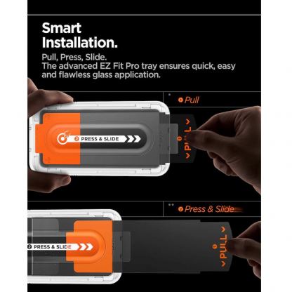 Стъклени защитно покритие за дисплея на Samsung Galaxy Z Fold7 - Spigen Glas.tR EZ Fit Pro Tempered Glass (прозрачен) 7