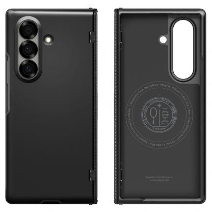 Хибриден кейс с най-висока степен на защита с MagSafe за Samsung Galaxy Z Fold7 - Spigen Slim Armor Pro MagSafe Case (черен) 14