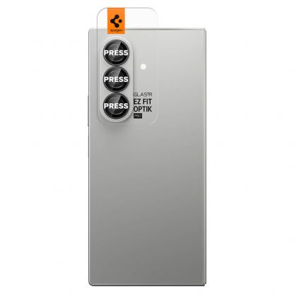 2 комплекта предпазни стъклени лещи за камерата на Samsung Galaxy Z Fold7 - Spigen Glas.tR EZ Fit Optik Pro Lens Protector 2 Pack (черен) 2