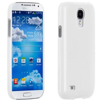 CaseMate Barely There - поликарбонатов кейс за Samsung Galaxy S4 mini i9195 (бял) 2