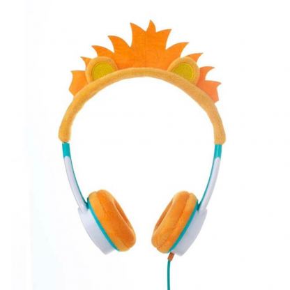 iFrogz Little Rockers Costume Kids Lion On-Ear Headphones - слушалки подходящи за деца за мобилни устройства (оранжев) 2