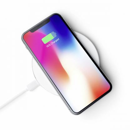 Satechi Wireless Charging Pad Fast Charge - поставка (пад) за безжично захранване за QI съвместими устройства (сребрист) 8