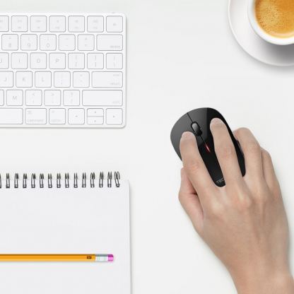 TeckNet WM008 2.4G Wireless Mouse - ергономична безжична мишка (за Mac и PC) (черна) 3
