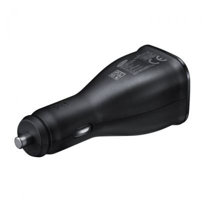 Samsung Fast Dual Car Charger EP-LN920BB 2.0A - оригинално зарядно с 2хUSB за кола с MicroUSB кабел за Samsung и мобилни телефони (черен) (bulk) 3