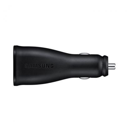 Samsung Fast Dual Car Charger EP-LN920BB 2.0A - оригинално зарядно с 2хUSB за кола с MicroUSB кабел за Samsung и мобилни телефони (черен) (bulk) 5