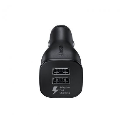 Samsung Fast Dual Car Charger EP-LN920BB 2.0A - оригинално зарядно с 2хUSB за кола с MicroUSB кабел за Samsung и мобилни телефони (черен) (bulk) 6