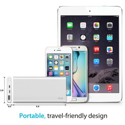 iLuv myPower USB-C 10000 - външна батерия 10 000mAh с USB-C изход и USB изход за смартфони и таблети 6