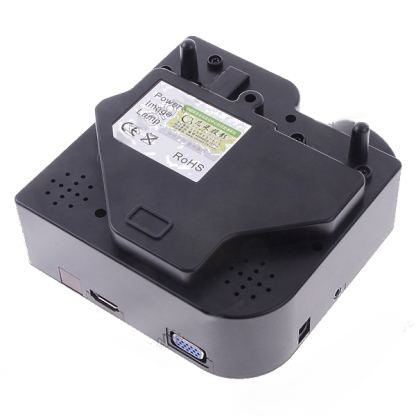 RuiQ UC-28 24W - мултимедиен LCD проектор с VGA, HDMI, USB, SD входове и дистанционно (черен) 5