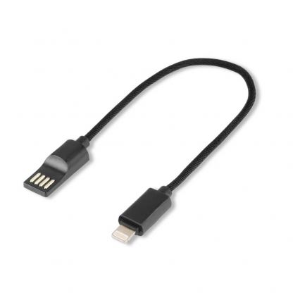 4smarts Basic Capsule Lightning Cable - кабел тип ключодържател за всички устройства с Lightning конектор (10 см) (черен) 3