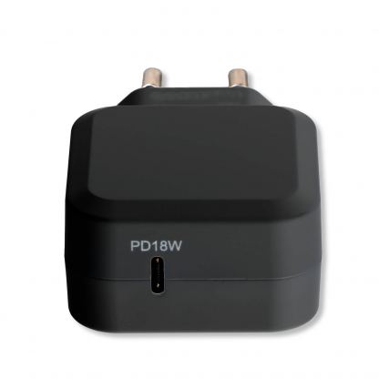 4smarts Fast Wall Charger Set - захранване за ел. мрежа с USB-C изход и Lightning към USB-C кабел за Apple устройства с Lightning порт (черен) 3