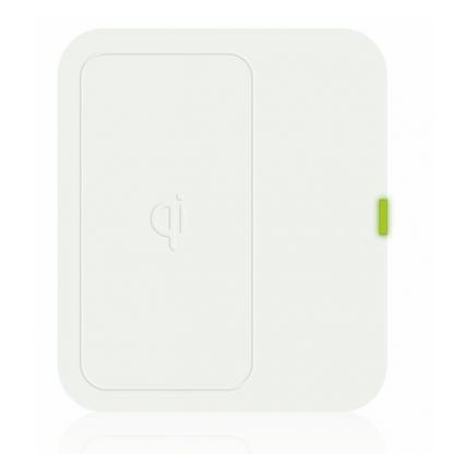 Zens Wireless Charger - док станция за безжично зареждане на Qi съвместими устройства (бяла) 2