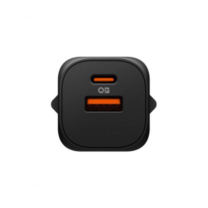 Захранване за ел. мрежа с USB-A и USB-C изходи и технология за бързо зареждане - Spigen Essential 35W Wall Charger EE352EU (черен) 2