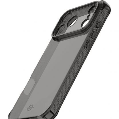 Удароустойчив силиконов (TPU) калъф за iPhone 17 Pro Max (черен-прозрачен) - ItSkins Spectrum R Clear Case (bulk) 2