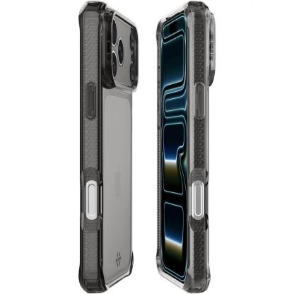 Удароустойчив силиконов (TPU) калъф за iPhone 17 Pro Max (черен-прозрачен) - ItSkins Spectrum R Clear Case (bulk) 4