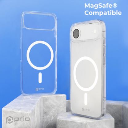 Хибриден кейс с най-висока степен на защита с MagSafe за iPhone 17 Air - Prio Protective Hybrid Mag Case (прозрачен) 2