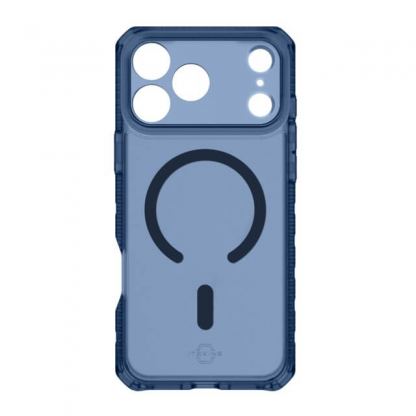 Удароустойчив хибриден кейс за iPhone 17 Pro Max (син-прозрачен) - ItSkins Hybrid R Frost Magsafe  Case (bulk) 3