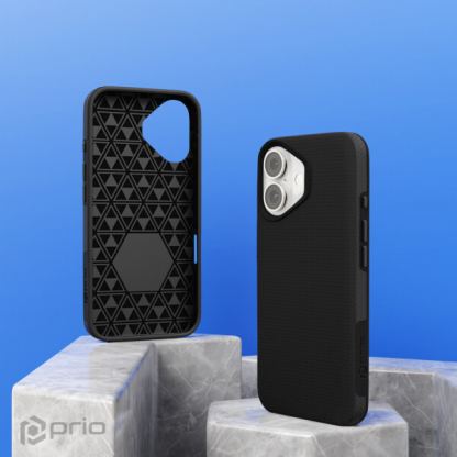 Хибриден кейс с най-висока степен на защита за iPhone 17 - Prio Protective Hybrid Cover (черен) 2