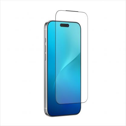 Калено стъклено защитно покритие за целия дисплей на iPhone 17 Pro - AmazingThing Titan Filter 7 Full Cover Glass (прозрачен-черен) 2