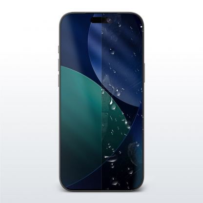Калено стъклено защитно покритие за целия дисплей на iPhone 17 Pro - AmazingThing Titan Filter 7 Full Cover Glass (прозрачен-черен) 5