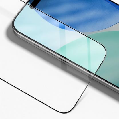 2 броя калени стъклени защитни покрития за дисплея на iPhone 17 - AmazingThing Radix Full Tempered Glass Set (черен-прозрачен) 8