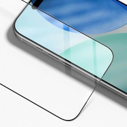 2 броя калени стъклени защитни покрития за дисплея на iPhone 17 Pro - AmazingThing Radix Full Tempered Glass Set (черен-прозрачен) 8