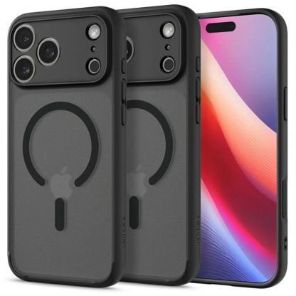 Хибриден кейс с висока степен на защита с MagSafe за iPhone 17 Pro Max- Spigen Ultra Hybrid MagSafe Case (черен-мат)  3