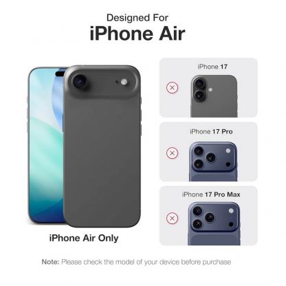 Хибриден удароустойчив кейс с MagSafe за iPhone 17 Air - AmazingThing Titan Pro MagSafe Hybrid Case (прозрачен) 3