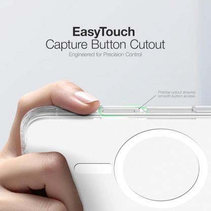 Хибриден удароустойчив кейс с MagSafe за iPhone 17 Air - AmazingThing Titan Pro MagSafe Hybrid Case (прозрачен) 8