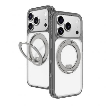 Хибриден удароустойчив кейс с MagSafe за iPhone 17 Pro Max - AmazingThing Titan Pro MagSpin Hybrid Case (сив) 2