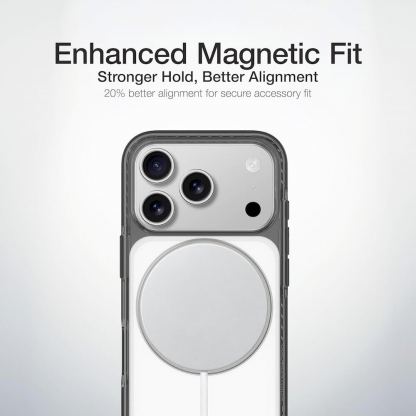 Хибриден удароустойчив кейс с MagSafe за iPhone 17 Pro Max - AmazingThing Titan Pro MagSpin Hybrid Case (сив) 9