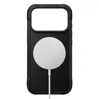 Хибриден удароустойчив кейс с MagSafe за iPhone 17 Pro - Nomad Rugged Case (черен) 2