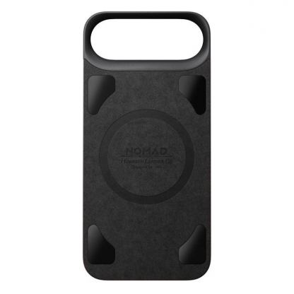Магнитен кожен (естествена кожа) гръб с MagSafe за iPhone 17 Air - Nomad Magnetic Horween Leather Back (тъмнокафяв) 5