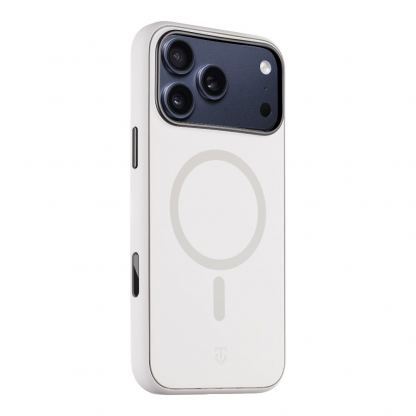 Хибриден удароустойчив кейс с MagSafe за iPhone 17 Pro Max - Tactical MagForce SmoothIsFast Cover (бял) 2