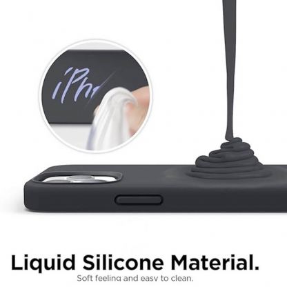 Силиконов (TPU) калъф с MagSafe за iPhone 17 Pro Max - Nordic Liquid Soft Silicone MagSafe Case (червен) 6