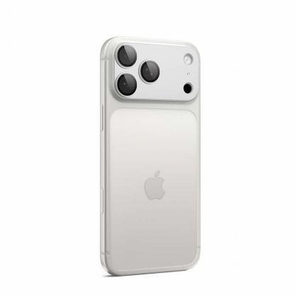 Предпазна плочка за камерата на iPhone 17 Pro Max - Spigen Glass tR EZ Fit Optik Pro XL (сребрист) 6