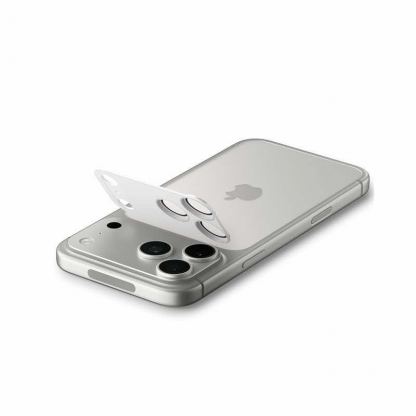 Предпазна плочка за камерата на iPhone 17 Pro Max - Spigen Glass tR EZ Fit Optik Pro XL (сребрист) 7