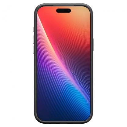 Кевларен кейс с MagSafe за iPhone 17 Pro Max - Spigen Enzo Aramid T MagSafe Case (черен-сребрист) 3