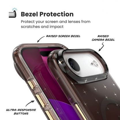 Удароустойчив хибриден кейс с Magsafe за iPhone 17 Air - Speck Presidio Lux Luxury Shade MagSafe Case (кафяв-златист) 6