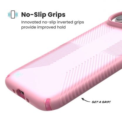 Удароустойчив хибриден кейс с Magsafe за iPhone 17 Air - Speck Presidio Lux Grip MagSafe Case (розов) 6