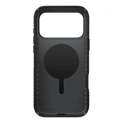 Удароустойчив хибриден кейс с Magsafe за iPhone 17 Pro Max - Speck Presidio 2 Grip MagSafe Case (черен-сив) 4
