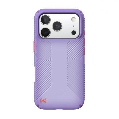 Удароустойчив хибриден кейс с Magsafe за iPhone 17 Pro - Speck Presidio Lux Grip MagSafe Case (лилав) 2