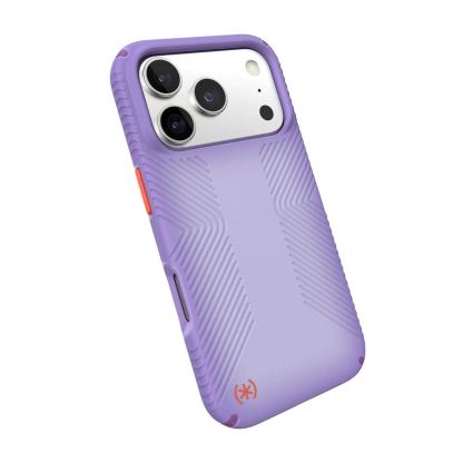 Удароустойчив хибриден кейс с Magsafe за iPhone 17 Pro - Speck Presidio Lux Grip MagSafe Case (лилав) 3